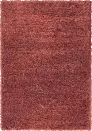 Vintage Rose 7' 1 x 10' Infinity Shag Rectangle Area Rug Thick Soft Touch Fluffy & Plush Shaggy Pile 100% Polypropylene With Jute Backing Solid Color Minimalist Carpet for Sale at Rug Engine