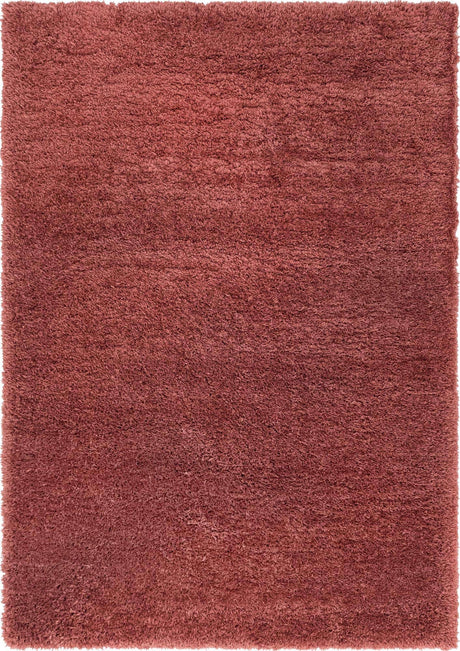 Vintage Rose 7' 1 x 10' Infinity Shag Rectangle Area Rug Thick Soft Touch Fluffy & Plush Shaggy Pile 100% Polypropylene With Jute Backing Solid Color Minimalist Carpet for Sale at Rug Engine