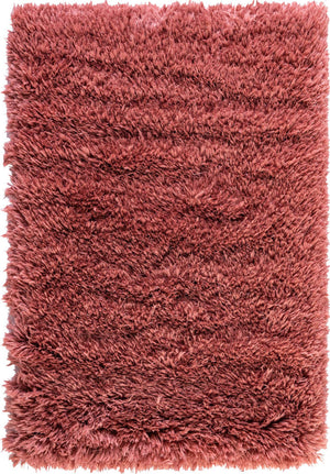 Vintage Rose 2' x 3' Infinity Shag Rectangle Area Rug Thick Soft Touch Fluffy & Plush Shaggy Pile 100% Polypropylene With Jute Backing Solid Color Minimalist Carpet for Sale at Rug Engine