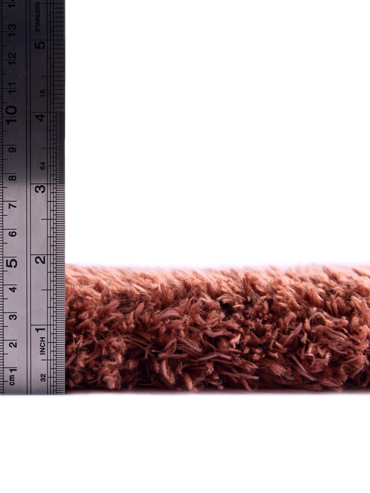 Vintage Rose 5' 1 x 5' 1 Infinity Shag Round Area Rug Thick Soft Touch Fluffy & Plush Shaggy Pile 100% Polypropylene With Jute Backing Solid Color Minimalist Carpet for Sale at Rug Engine