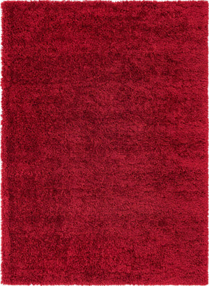 Merlot 8' x 11' Infinity Shag Rectangle Area Rug Thick Soft Touch Fluffy & Plush Shaggy Pile 100% Polypropylene With Jute Backing Solid Color Minimalist Carpet for Sale at Rug Engine