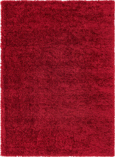 Merlot 8' x 11' Infinity Shag Rectangle Area Rug Thick Soft Touch Fluffy & Plush Shaggy Pile 100% Polypropylene With Jute Backing Solid Color Minimalist Carpet for Sale at Rug Engine