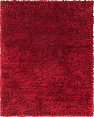 Merlot 8' x 10' Infinity Shag Rectangle Area Rug Thick Soft Touch Fluffy & Plush Shaggy Pile 100% Polypropylene With Jute Backing Solid Color Minimalist Carpet for Sale at Rug Engine