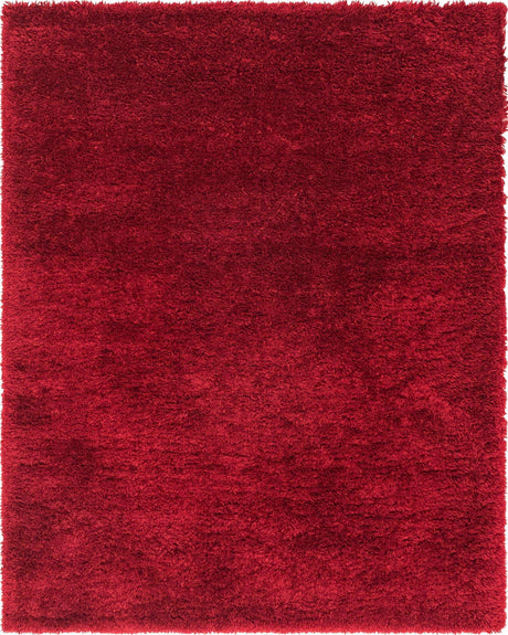 Merlot 8' x 10' Infinity Shag Rectangle Area Rug Thick Soft Touch Fluffy & Plush Shaggy Pile 100% Polypropylene With Jute Backing Solid Color Minimalist Carpet for Sale at Rug Engine
