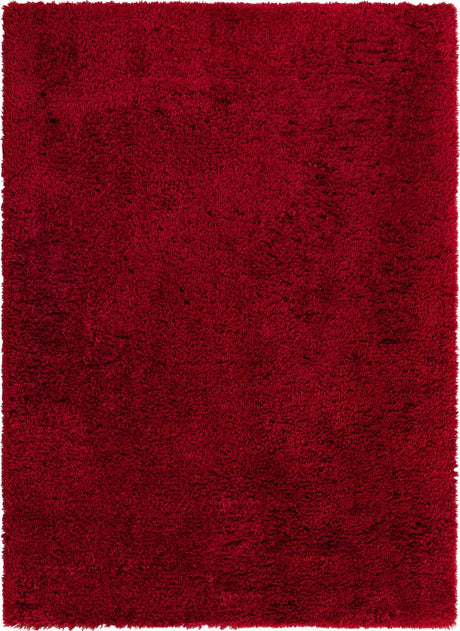Merlot 7' 1 x 10' Infinity Shag Rectangle Area Rug Thick Soft Touch Fluffy & Plush Shaggy Pile 100% Polypropylene With Jute Backing Solid Color Minimalist Carpet for Sale at Rug Engine