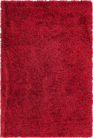 Merlot 6' 1 x 9' Infinity Shag Rectangle Area Rug Thick Soft Touch Fluffy & Plush Shaggy Pile 100% Polypropylene With Jute Backing Solid Color Minimalist Carpet for Sale at Rug Engine