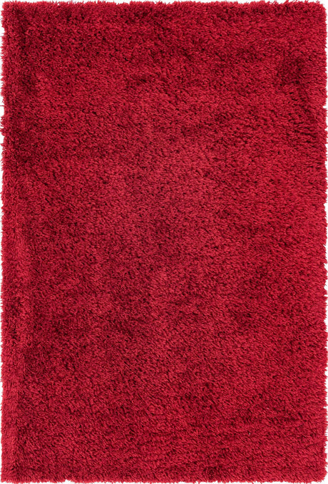 Merlot 6' 1 x 9' Infinity Shag Rectangle Area Rug Thick Soft Touch Fluffy & Plush Shaggy Pile 100% Polypropylene With Jute Backing Solid Color Minimalist Carpet for Sale at Rug Engine