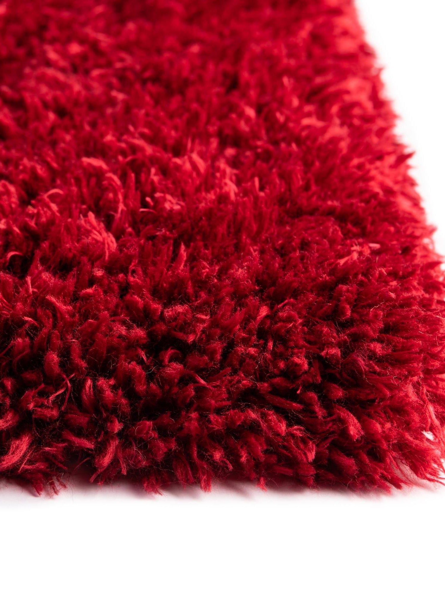Merlot 3' 3 x 5' 3 Infinity Shag Rectangle Area Rug Thick Soft Touch Fluffy & Plush Shaggy Pile 100% Polypropylene With Jute Backing Solid Color Minimalist Carpet for Sale at Rug Engine