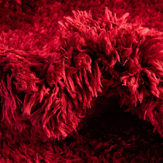 Merlot 3' 3 x 5' 3 Infinity Shag Rectangle Area Rug Thick Soft Touch Fluffy & Plush Shaggy Pile 100% Polypropylene With Jute Backing Solid Color Minimalist Carpet for Sale at Rug Engine