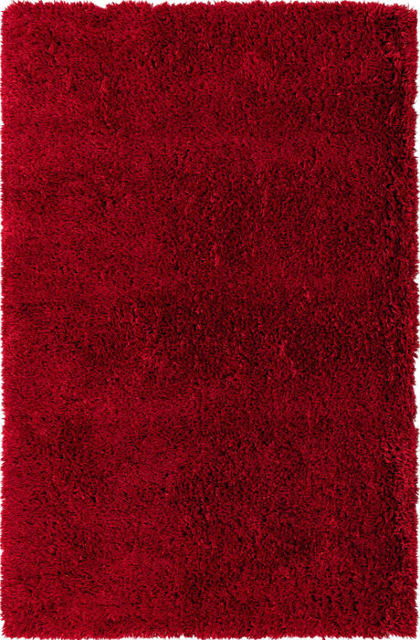 Merlot 5' 1 x 8' Infinity Shag Rectangle Area Rug Thick Soft Touch Fluffy & Plush Shaggy Pile 100% Polypropylene With Jute Backing Solid Color Minimalist Carpet for Sale at Rug Engine