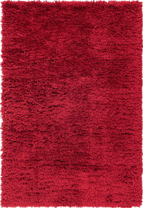 Merlot 4' 1 x 6' 1 Infinity Shag Rectangle Area Rug Thick Soft Touch Fluffy & Plush Shaggy Pile 100% Polypropylene With Jute Backing Solid Color Minimalist Carpet for Sale at Rug Engine