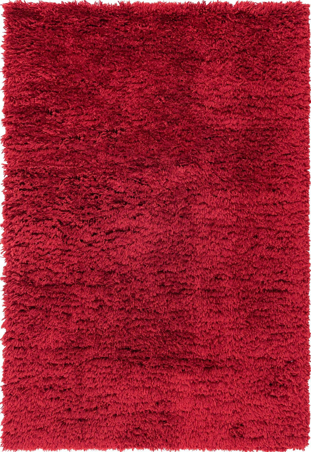 Merlot 4' 1 x 6' 1 Infinity Shag Rectangle Area Rug Thick Soft Touch Fluffy & Plush Shaggy Pile 100% Polypropylene With Jute Backing Solid Color Minimalist Carpet for Sale at Rug Engine