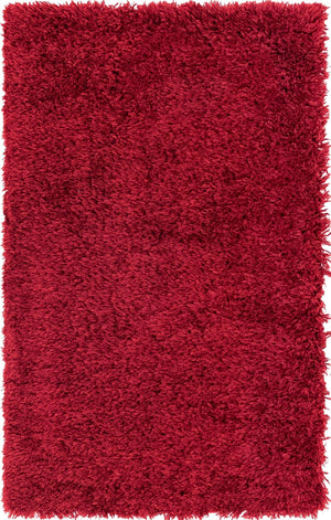 Merlot 3' 3 x 5' 3 Infinity Shag Rectangle Area Rug Thick Soft Touch Fluffy & Plush Shaggy Pile 100% Polypropylene With Jute Backing Solid Color Minimalist Carpet for Sale at Rug Engine