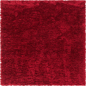 Merlot 8' x 8' Infinity Shag Square Area Rug Thick Soft Touch Fluffy & Plush Shaggy Pile 100% Polypropylene With Jute Backing Solid Color Minimalist Carpet for Sale at Rug Engine
