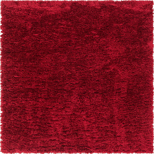 Merlot 8' x 8' Infinity Shag Square Area Rug Thick Soft Touch Fluffy & Plush Shaggy Pile 100% Polypropylene With Jute Backing Solid Color Minimalist Carpet for Sale at Rug Engine