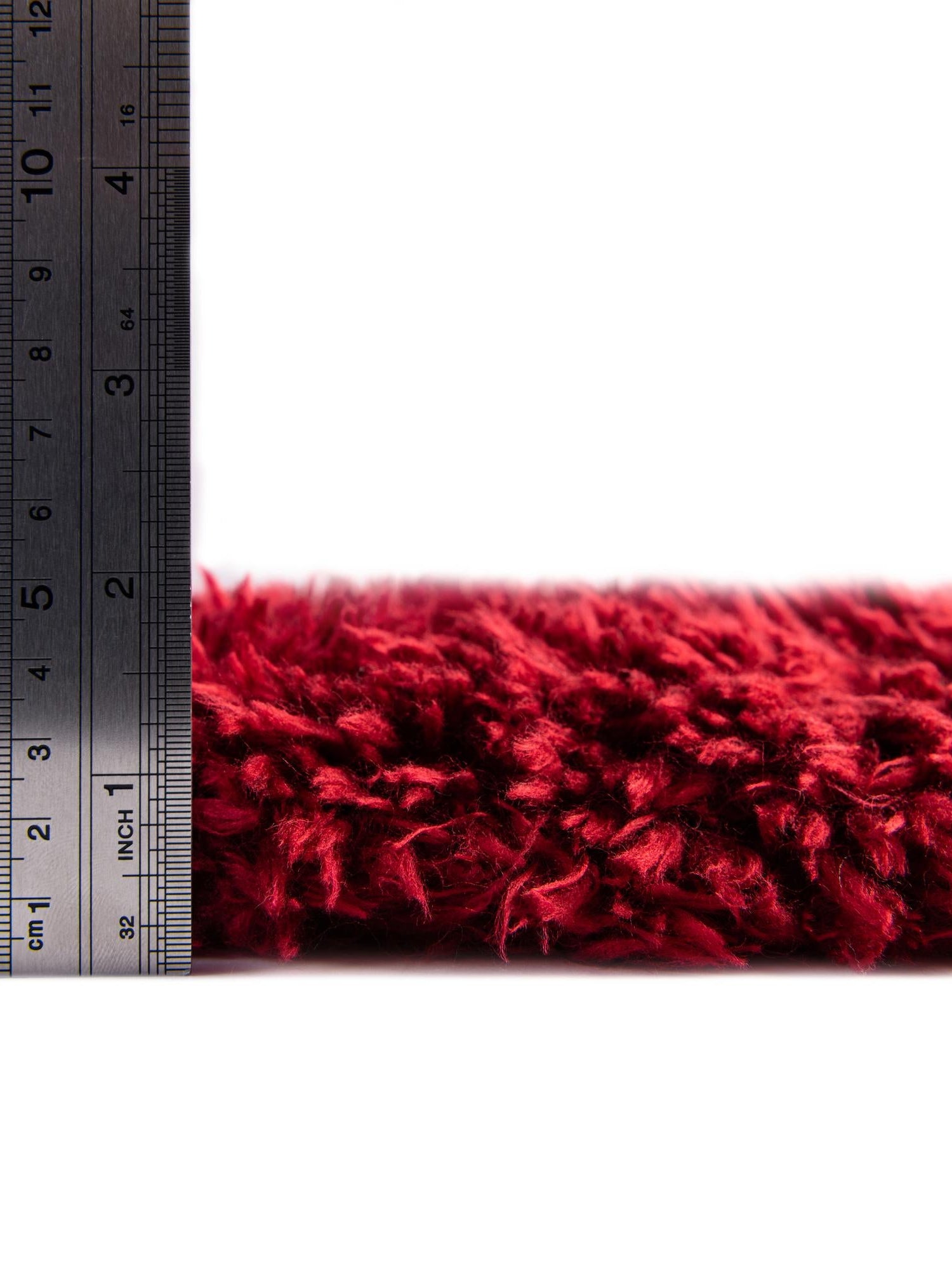 Merlot 6' 7 x 6' 7 Infinity Shag Round Area Rug Thick Soft Touch Fluffy & Plush Shaggy Pile 100% Polypropylene With Jute Backing Solid Color Minimalist Carpet for Sale at Rug Engine