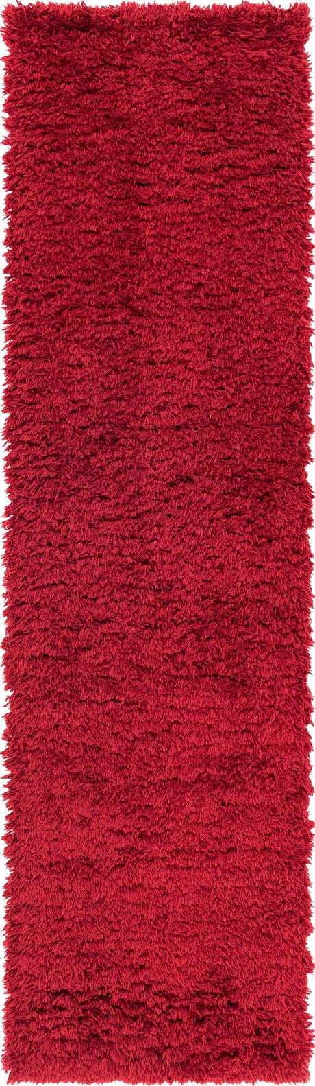 Merlot 2' 7 x 10' Infinity Shag Runner Area Rug Thick Soft Touch Fluffy & Plush Shaggy Pile 100% Polypropylene With Jute Backing Solid Color Minimalist Carpet for Sale at Rug Engine