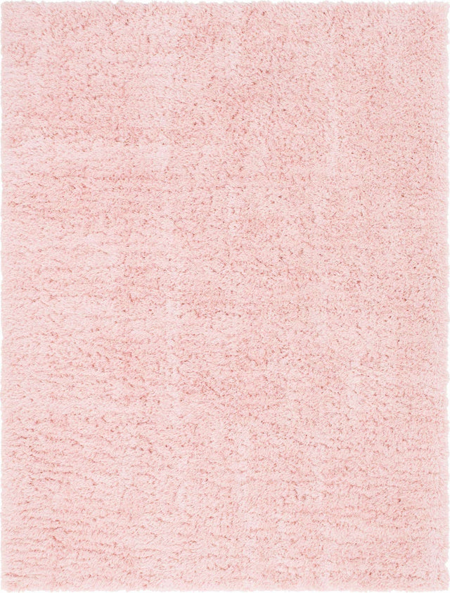 Pink Lace 9' x 12' Infinity Shag Rectangle Area Rug Thick Soft Touch Fluffy & Plush Shaggy Pile 100% Polypropylene With Jute Backing Solid Color Minimalist Carpet for Sale at Rug Engine