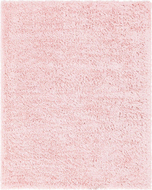 Pink Lace 8' x 10' Infinity Shag Rectangle Area Rug Thick Soft Touch Fluffy & Plush Shaggy Pile 100% Polypropylene With Jute Backing Solid Color Minimalist Carpet for Sale at Rug Engine