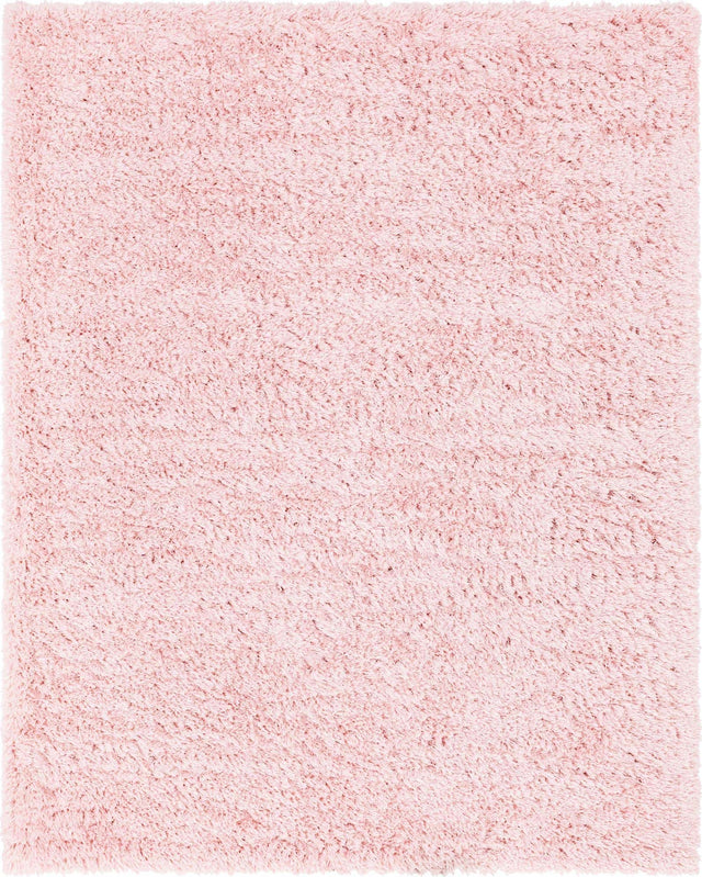 Pink Lace 8' x 10' Infinity Shag Rectangle Area Rug Thick Soft Touch Fluffy & Plush Shaggy Pile 100% Polypropylene With Jute Backing Solid Color Minimalist Carpet for Sale at Rug Engine