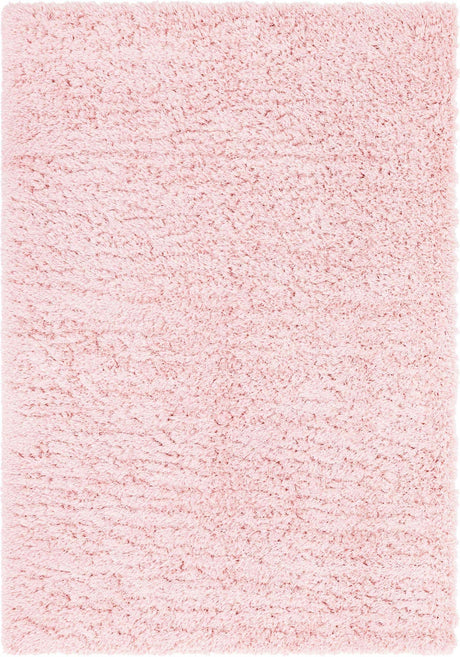 Pink Lace 7' 1 x 10' Infinity Shag Rectangle Area Rug Thick Soft Touch Fluffy & Plush Shaggy Pile 100% Polypropylene With Jute Backing Solid Color Minimalist Carpet for Sale at Rug Engine