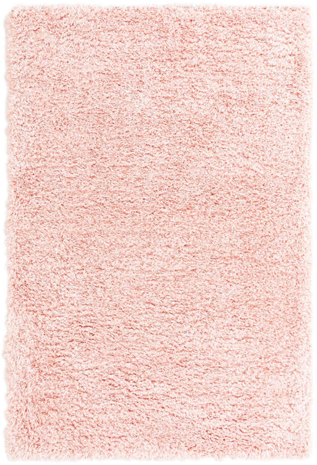 Pink Lace 6' 1 x 9' Infinity Shag Rectangle Area Rug Thick Soft Touch Fluffy & Plush Shaggy Pile 100% Polypropylene With Jute Backing Solid Color Minimalist Carpet for Sale at Rug Engine