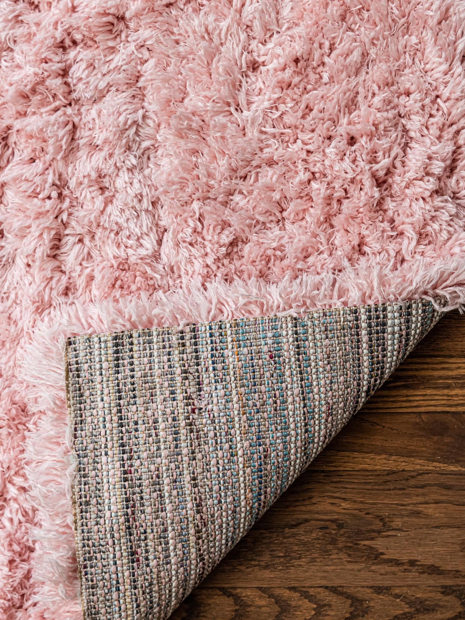 Pink Lace 10' x 13' 1 Infinity Shag Rectangle Area Rug Thick Soft Touch Fluffy & Plush Shaggy Pile 100% Polypropylene With Jute Backing Solid Color Minimalist Carpet for Sale at Rug Engine