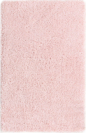 Pink Lace 5' 1 x 8' Infinity Shag Rectangle Area Rug Thick Soft Touch Fluffy & Plush Shaggy Pile 100% Polypropylene With Jute Backing Solid Color Minimalist Carpet for Sale at Rug Engine
