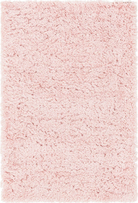 Pink Lace 4' 1 x 6' 1 Infinity Shag Rectangle Area Rug Thick Soft Touch Fluffy & Plush Shaggy Pile 100% Polypropylene With Jute Backing Solid Color Minimalist Carpet for Sale at Rug Engine