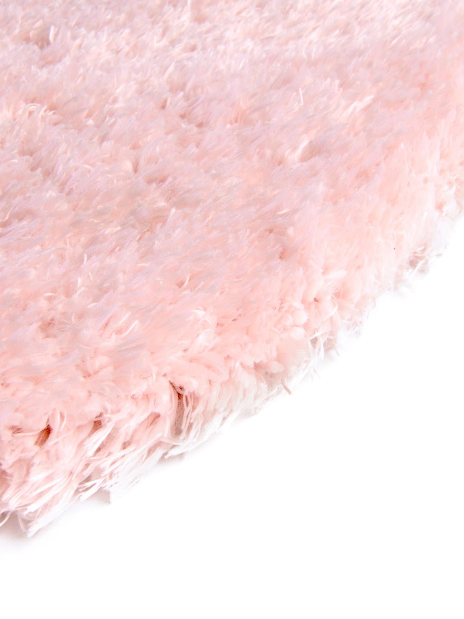 Pink Lace 8' x 8' Infinity Shag Round Area Rug Thick Soft Touch Fluffy & Plush Shaggy Pile 100% Polypropylene With Jute Backing Solid Color Minimalist Carpet for Sale at Rug Engine