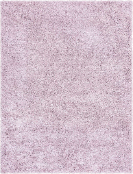 Lavender 9' x 12' Infinity Shag Rectangle Area Rug Thick Soft Touch Fluffy & Plush Shaggy Pile 100% Polypropylene With Jute Backing Solid Color Minimalist Carpet for Sale at Rug Engine