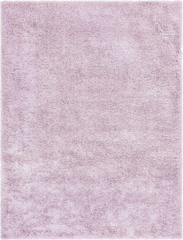 Lavender 9' x 12' Infinity Shag Rectangle Area Rug Thick Soft Touch Fluffy & Plush Shaggy Pile 100% Polypropylene With Jute Backing Solid Color Minimalist Carpet for Sale at Rug Engine