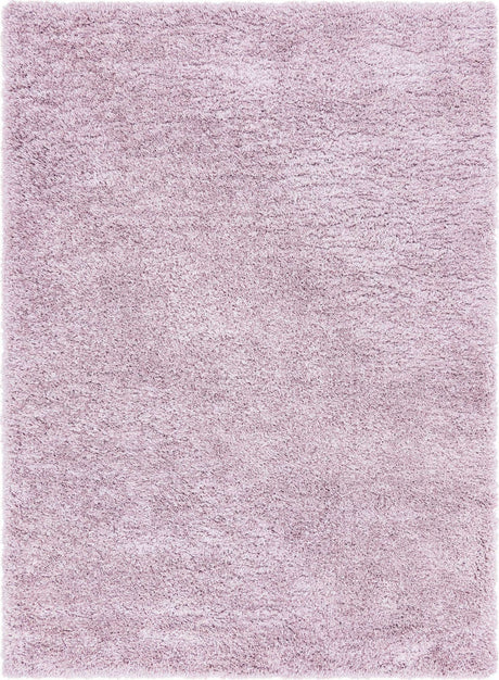 Lavender 8' x 11' Infinity Shag Rectangle Area Rug Thick Soft Touch Fluffy & Plush Shaggy Pile 100% Polypropylene With Jute Backing Solid Color Minimalist Carpet for Sale at Rug Engine