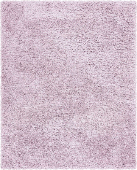Lavender 8' x 10' Infinity Shag Rectangle Area Rug Thick Soft Touch Fluffy & Plush Shaggy Pile 100% Polypropylene With Jute Backing Solid Color Minimalist Carpet for Sale at Rug Engine