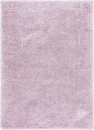 Lavender 7' 1 x 10' Infinity Shag Rectangle Area Rug Thick Soft Touch Fluffy & Plush Shaggy Pile 100% Polypropylene With Jute Backing Solid Color Minimalist Carpet for Sale at Rug Engine