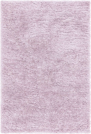 Lavender 6' 1 x 9' Infinity Shag Rectangle Area Rug Thick Soft Touch Fluffy & Plush Shaggy Pile 100% Polypropylene With Jute Backing Solid Color Minimalist Carpet for Sale at Rug Engine