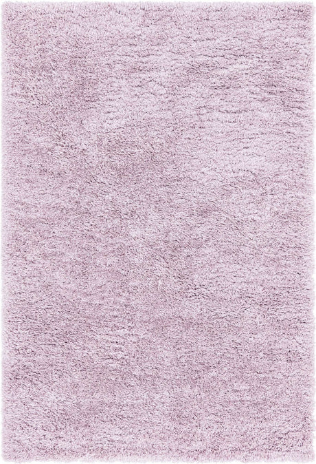 Lavender 6' 1 x 9' Infinity Shag Rectangle Area Rug Thick Soft Touch Fluffy & Plush Shaggy Pile 100% Polypropylene With Jute Backing Solid Color Minimalist Carpet for Sale at Rug Engine
