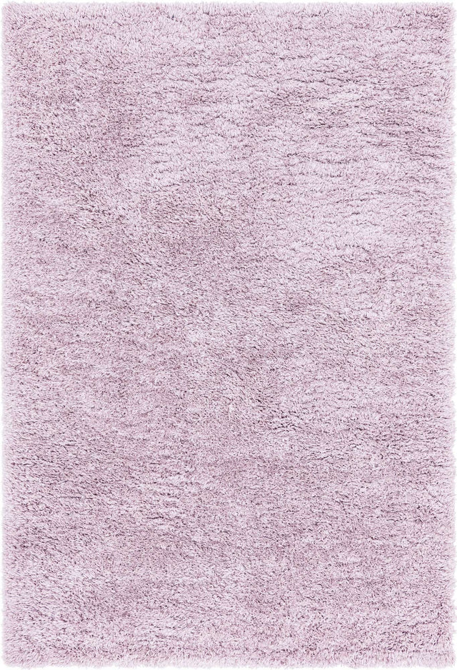 Lavender 6' 1 x 9' Infinity Shag Rectangle Area Rug Thick Soft Touch Fluffy & Plush Shaggy Pile 100% Polypropylene With Jute Backing Solid Color Minimalist Carpet for Sale at Rug Engine