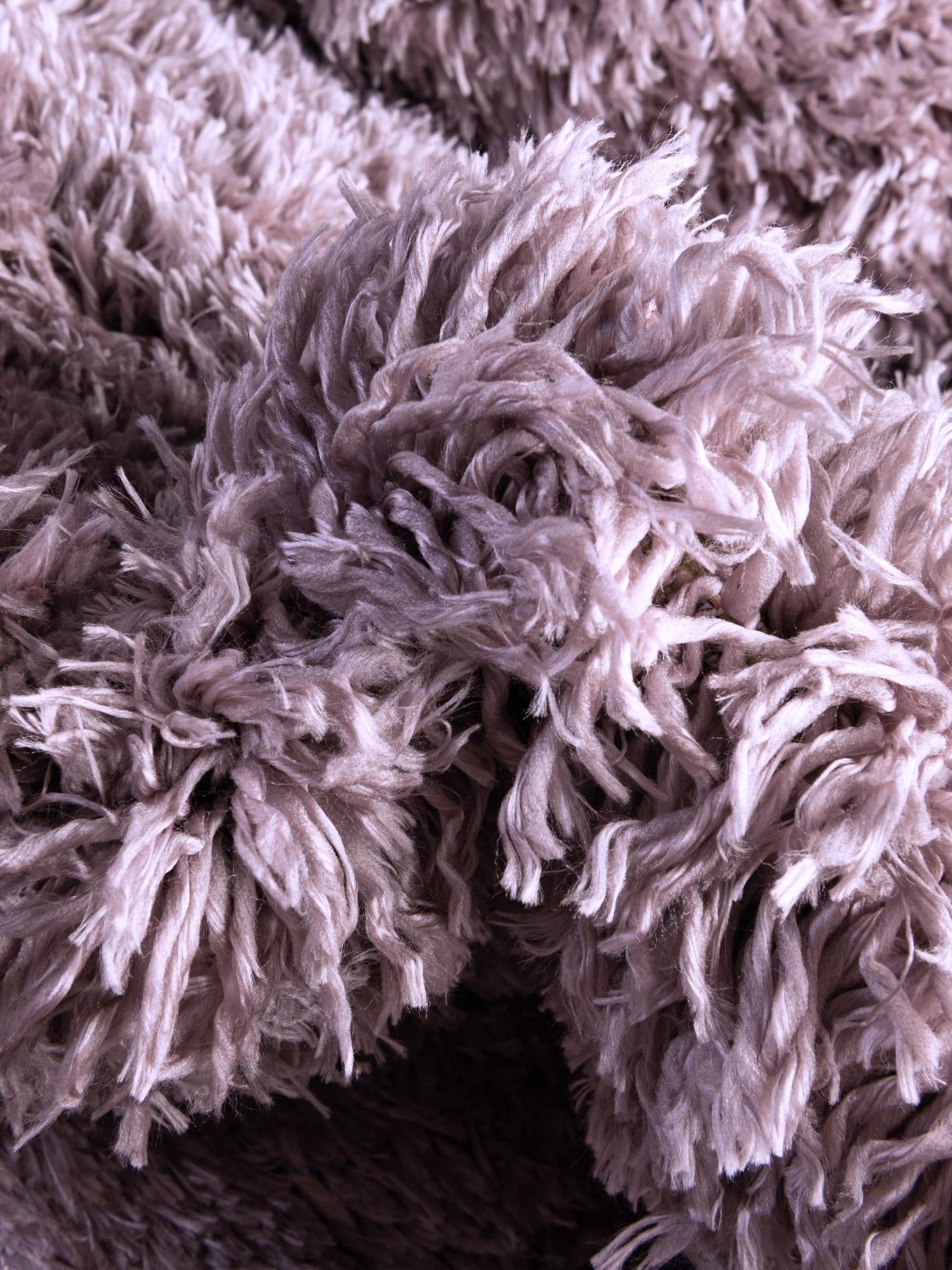 Lavender 8' x 10' Infinity Shag Rectangle Area Rug Thick Soft Touch Fluffy & Plush Shaggy Pile 100% Polypropylene With Jute Backing Solid Color Minimalist Carpet for Sale at Rug Engine