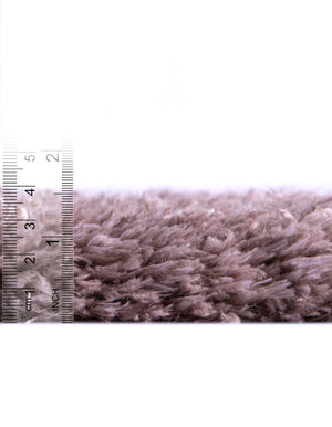 Lavender 5' 1 x 5' 1 Infinity Shag Round Area Rug Thick Soft Touch Fluffy & Plush Shaggy Pile 100% Polypropylene With Jute Backing Solid Color Minimalist Carpet for Sale at Rug Engine