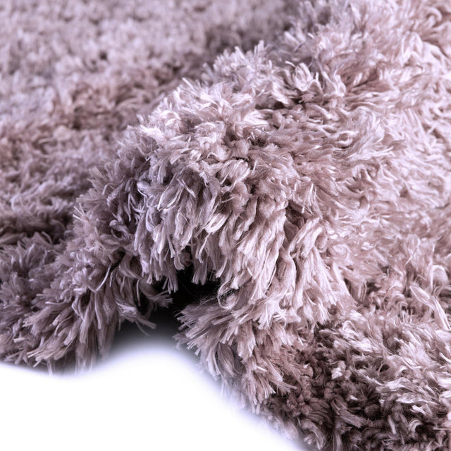 Lavender 2' 7 x 10' Infinity Shag Runner Area Rug Thick Soft Touch Fluffy & Plush Shaggy Pile 100% Polypropylene With Jute Backing Solid Color Minimalist Carpet for Sale at Rug Engine