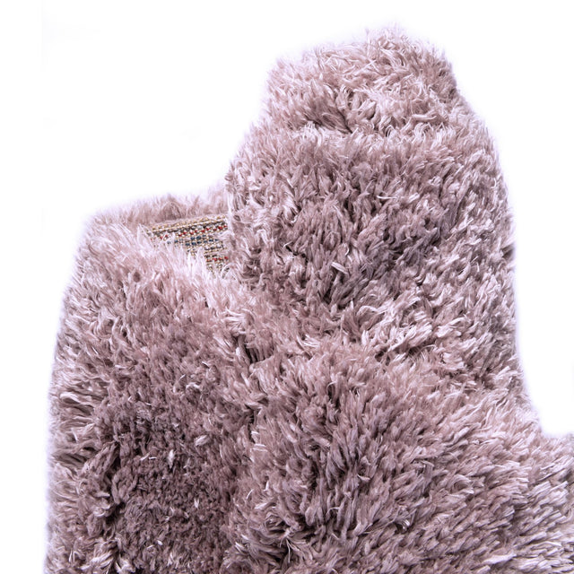 Lavender 2' 7 x 10' Infinity Shag Runner Area Rug Thick Soft Touch Fluffy & Plush Shaggy Pile 100% Polypropylene With Jute Backing Solid Color Minimalist Carpet for Sale at Rug Engine