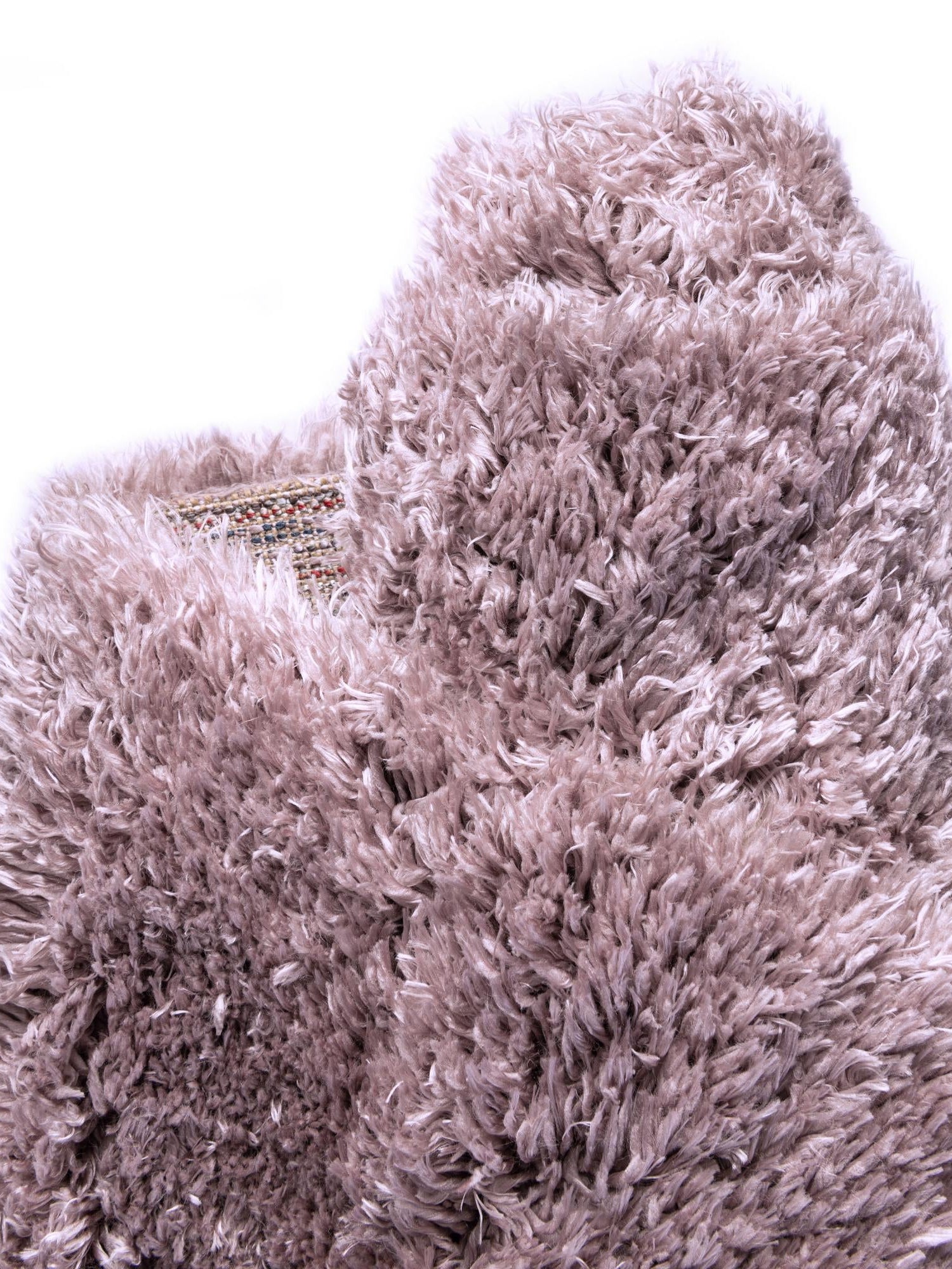 Lavender 2' 7 x 13' 1 Infinity Shag Runner Area Rug Thick Soft Touch Fluffy & Plush Shaggy Pile 100% Polypropylene With Jute Backing Solid Color Minimalist Carpet for Sale at Rug Engine