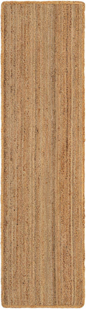 Natural 3' x 10' Braided Jute Runner Rug