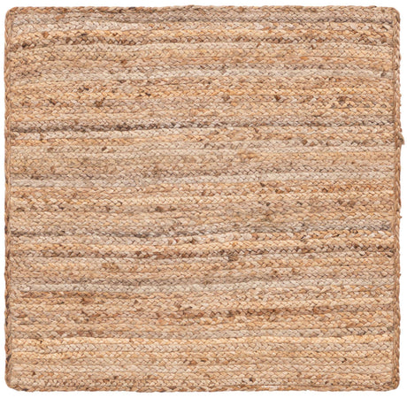 Natural 3' 3 x 3' 3 Braided Jute Square Rug