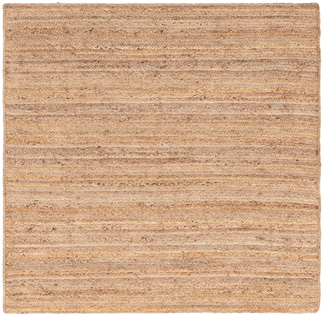 Natural 6' 1 x 6' 1 Braided Jute Square Rug