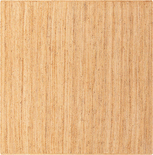 Natural 10' x 10' Braided Jute Square Rug