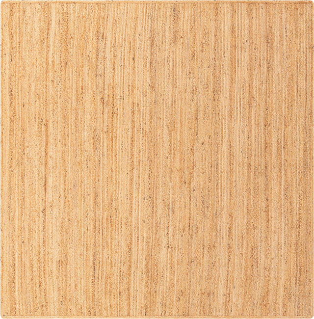 Natural 10' x 10' Braided Jute Square Rug