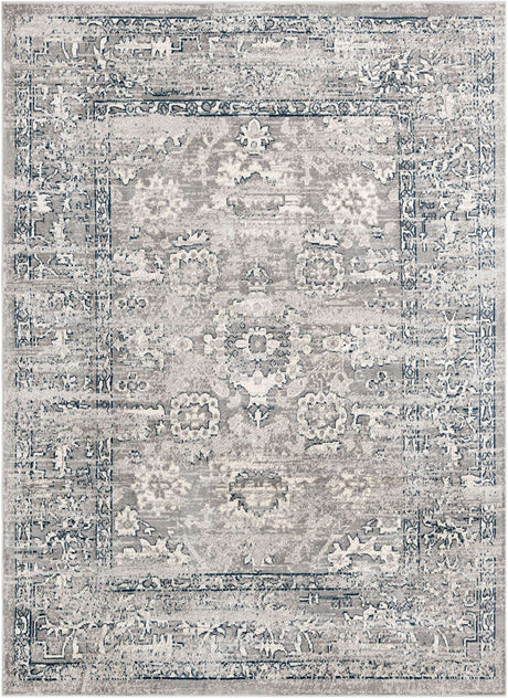 Gray 9' x 12' Sumter Rectangle Area Rug Contemporary Durable Easy Clean Carpet for Bedrooms, Living Areas, Dining, Office, Dorms for Sale at Rug Engine