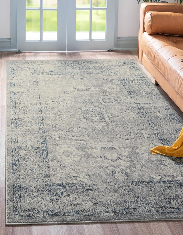 Gray 4' 1 x 6' 1 Sumter Rectangle Area Rug Contemporary Durable Easy Clean Carpet for Bedrooms, Living Areas, Dining, Office, Dorms for Sale at Rug Engine